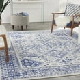thumbnail image 1 of Nourison Whimsicle Rustic Farmhouse Ivory Navy 7' x 10' Area Rug, (7' x 10'), 1 of 9