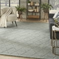 thumbnail image 1 of Nourison Wool Haven 7'9" x 9'9" Blue Modern Indoor Rug, 1 of 8