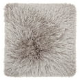 thumbnail image 1 of Nourison Yarn Shimmer Shag Decorative Throw Pillow, 17" x 17", Light Grey, 1 of 10
