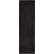 Nourison Essentials 2'2" x 10' Black Indoor/Outdoor Rug