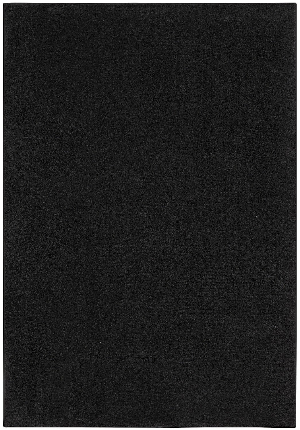 Noursion Essentials Contemporary Solid Modern Black Large 5' x 7' Area