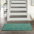 thumbnail image 1 of Noursion Essentials Solid Contemporary Blue Green 2' x 4' Area Rug, (2' x 4'), 1 of 11