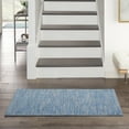 thumbnail image 1 of Noursion Essentials Solid Contemporary Blue/Grey 2' x 4' Area Rug, (2' x 4'), 1 of 11
