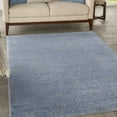 thumbnail image 1 of Noursion Essentials Solid Contemporary Blue/Grey 5' x 7' Area Rug, (5' x 7'), 1 of 11