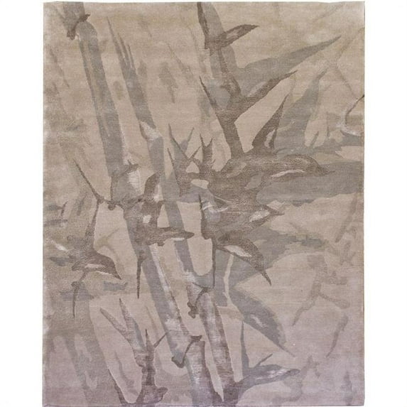 Nouveau Bamboo Grey Area Rug - 8 x 10 ft.