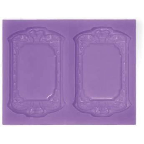 Nouveau Dessert Tray Frame Mold for Pastry Chefs and Cake Decorators - Food Contact Safe Silicone Chocolate Mold