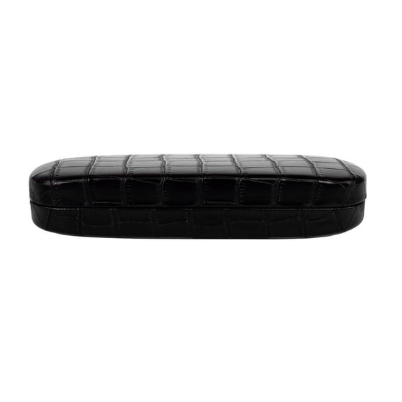 Nouveau Eyewear Inc Nou Black Crocodile Eyeglass Case