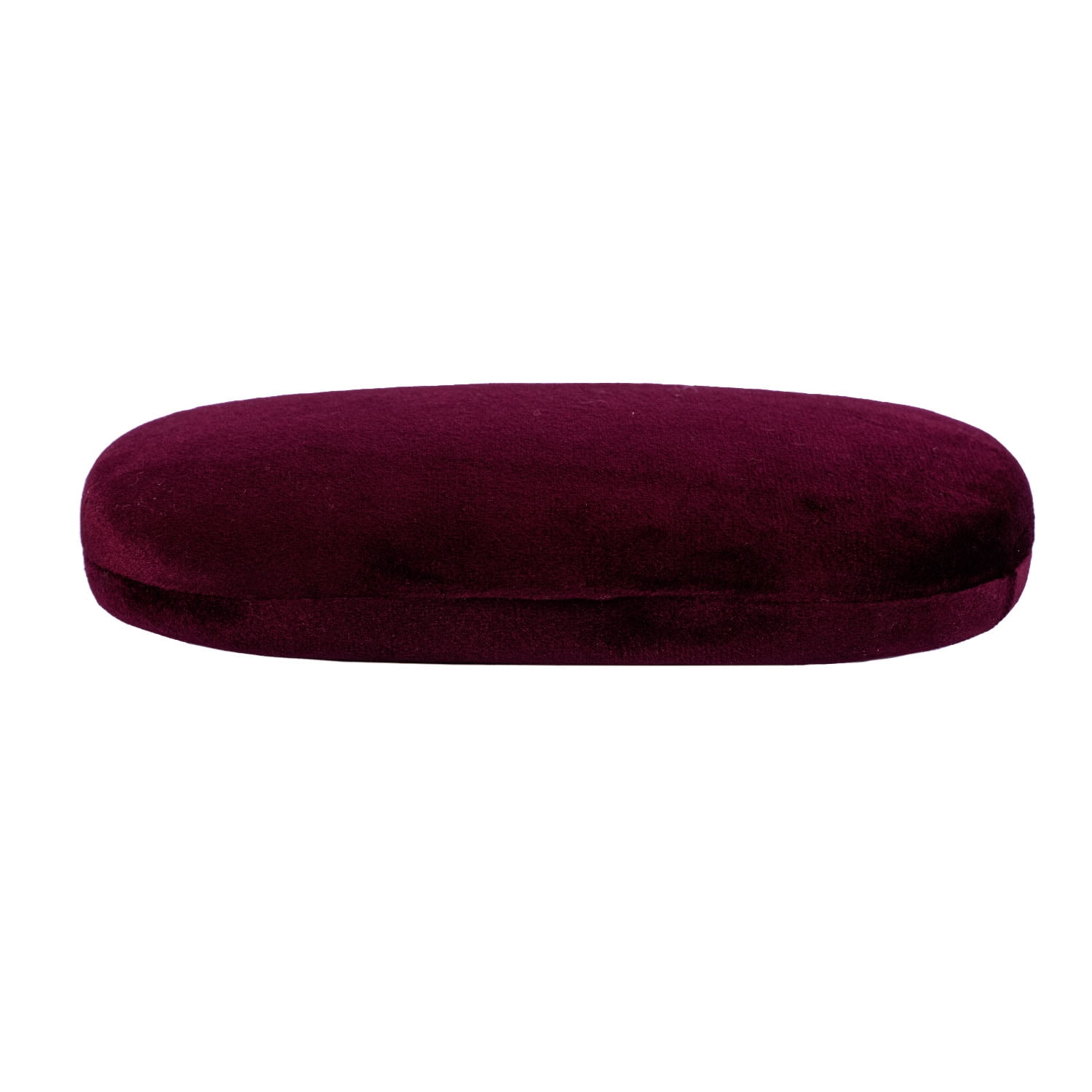 Burgundy and Purple Velvet Eyeglass Cases Burgundy Glasses Case. Flower Embroidered Velvet Eyeglasses  main image 3