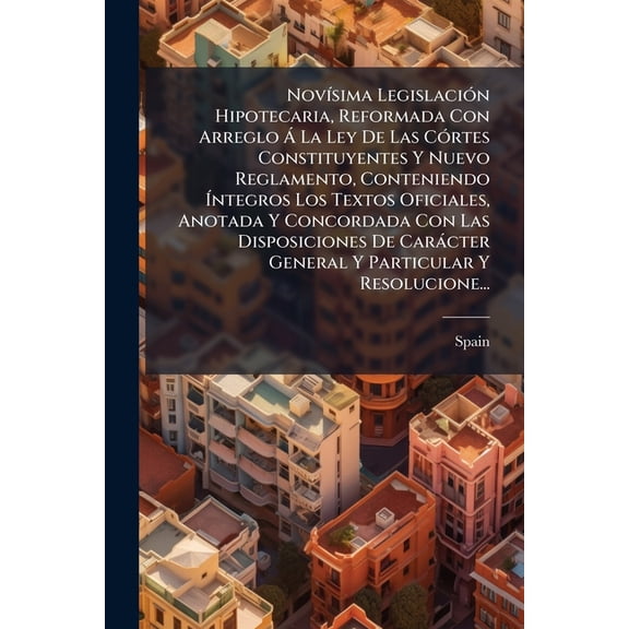 Novsima Legislacin Hipotecaria, Reformada Con Arreglo La Ley De Las Crtes Constituyentes Y Nuevo Reglamento, Conteniendo ntegros Los Textos Oficiales, Anotada Y Concordada Con Las Disposiciones De Carcter General Y Particular Y Resolucione... (Paperback)