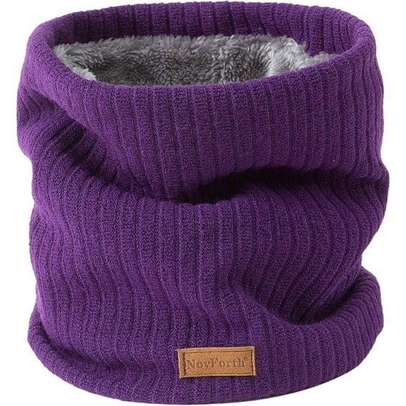 NovForth Winter Neck Warmer Men Ski, Neck Gaiter Face Scarf Women, Fleece Scarf for Men Gaiter Mask, Thick Windproof Scarves
