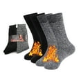 thumbnail image 1 of NovForth Winter Warm Thermal Socks for Men , Heated Socks for Women, Extra Thick Merino Wool Hiking Socks Crew Boot Socks,Perfect for extreme cold weather (2 pairs/4 pairs), 1 of 7