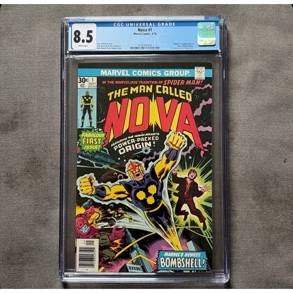 Nova #1 - CGC 8.5 Comic Book