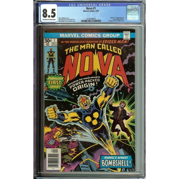 Nova #1 - CGC 8.5 Comic Book