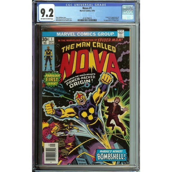 Nova #1 - CGC 9.2 Comic Book
