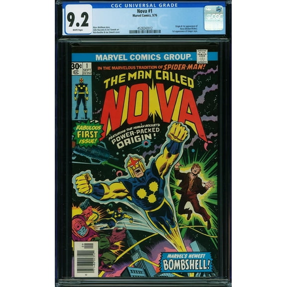 Nova #1 - CGC 9.2 Comic Book