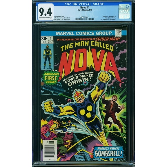 Nova #1 - CGC 9.4 Comic Book