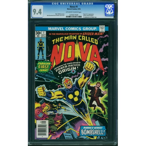Nova #1 - CGC 9.4 Comic Book