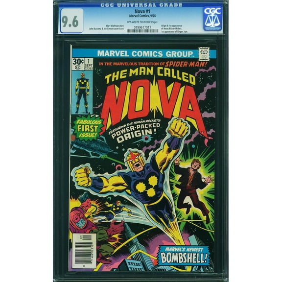 Nova #1 - CGC 9.6 Comic Book