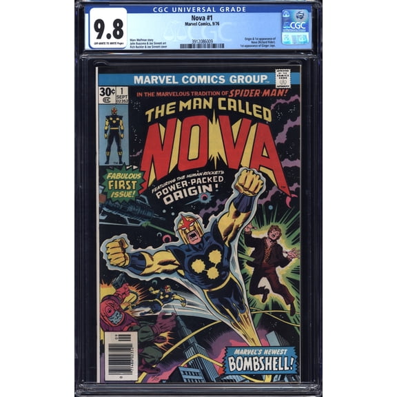 Nova #1 - CGC 9.8 Comic Book