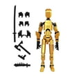 thumbnail image 1 of Nova 13 Action Figure Dummy 13 Action Figure, 3d Printed Multi-Jointed, Titan 13 Action Figures, Lucky 13 for Collectors Desktop Decorations Gold, 1 of 2
