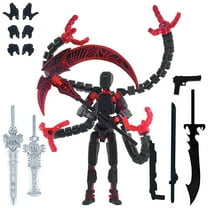 Nova 13 Action Figure Dummy 13 Action Figure, Dummy Titan Lucky 13 Action Figure, Lucky 13 for Collectors Desktop Decorations,Creative Assembly And Decompression Toys Red