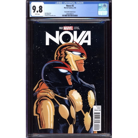 Nova #2 - CGC 9.8 Comic Book