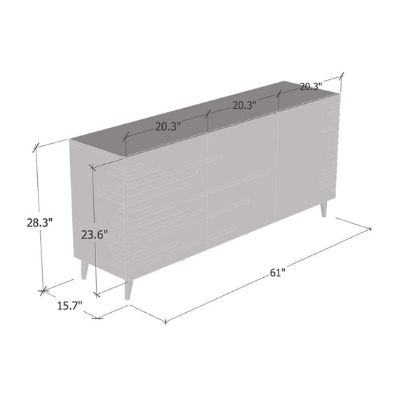 Nova 61" Sideboard