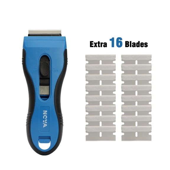 Nova Auto-load Razor Blade Scraper With 16 Extra Standard Razor Blades