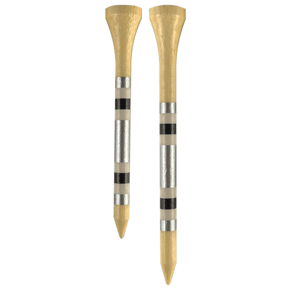 Nova Bamboo Golf Tees, 3.25" – Eco-Friendly, Durable Bamboo Golf Tees for Sustainable Play, Lightweight and Renewable, 45-Count
