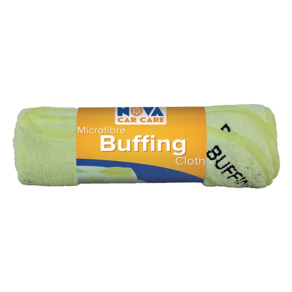 Nova Car Care Microfiber Buffing Cloth (Pack of 2)