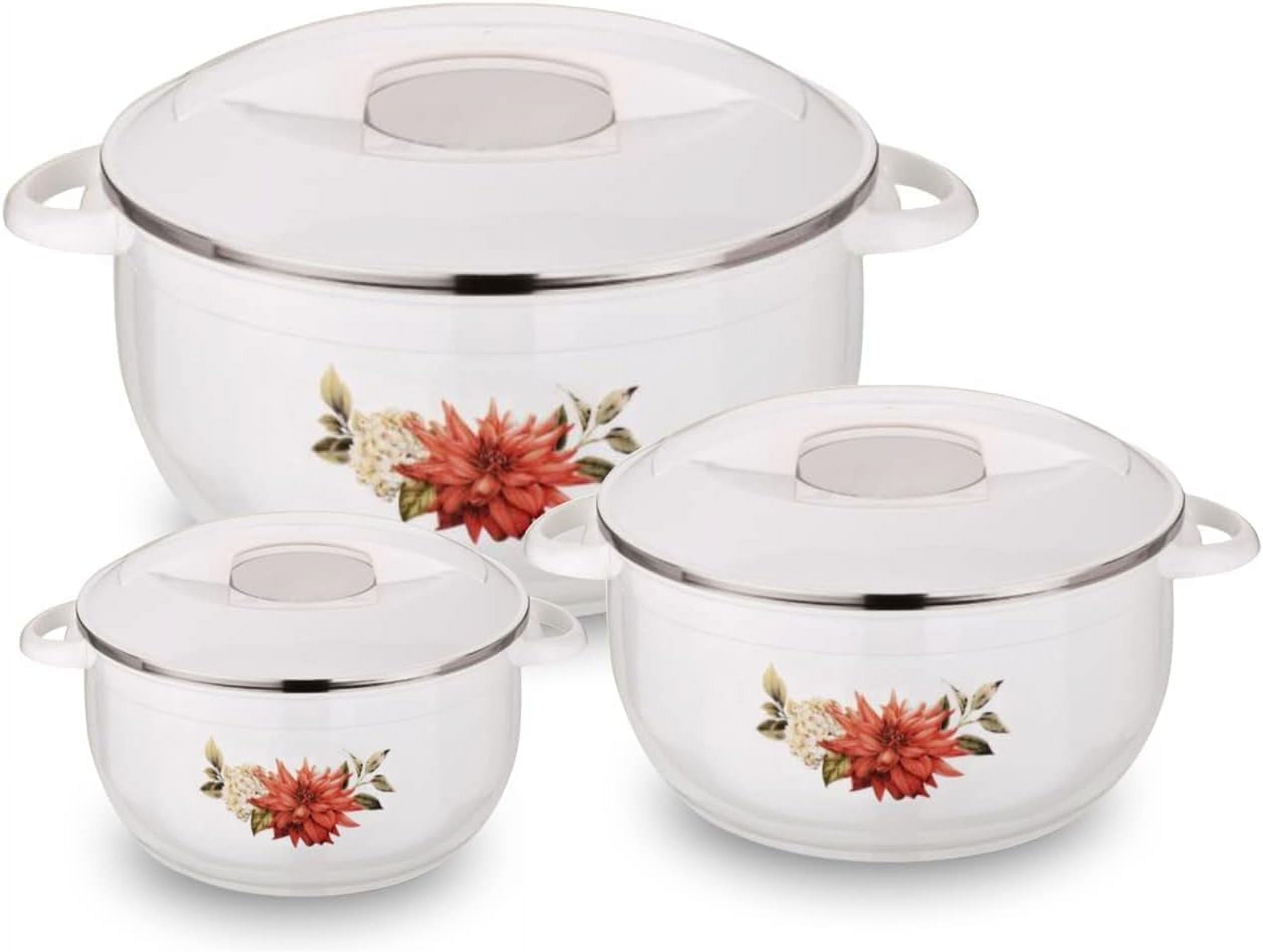 Nova Casserole, Stainless Steel Insulated Hot Pot, Food Warmer Cooler