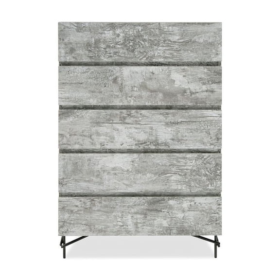 Nova Domus Aria - Italian Modern Multi Grey with texture Chest
