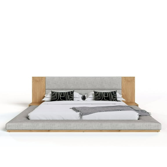 Nova Domus Jagger - California King Modern Natural and Oak Bed