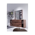 thumbnail image 1 of Nova Domus Jagger Modern Walnut Dresser & Mirror Set, 1 of 2