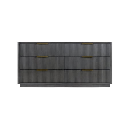 Nova Domus Santa Monica - Modern Grey Wash Dresser