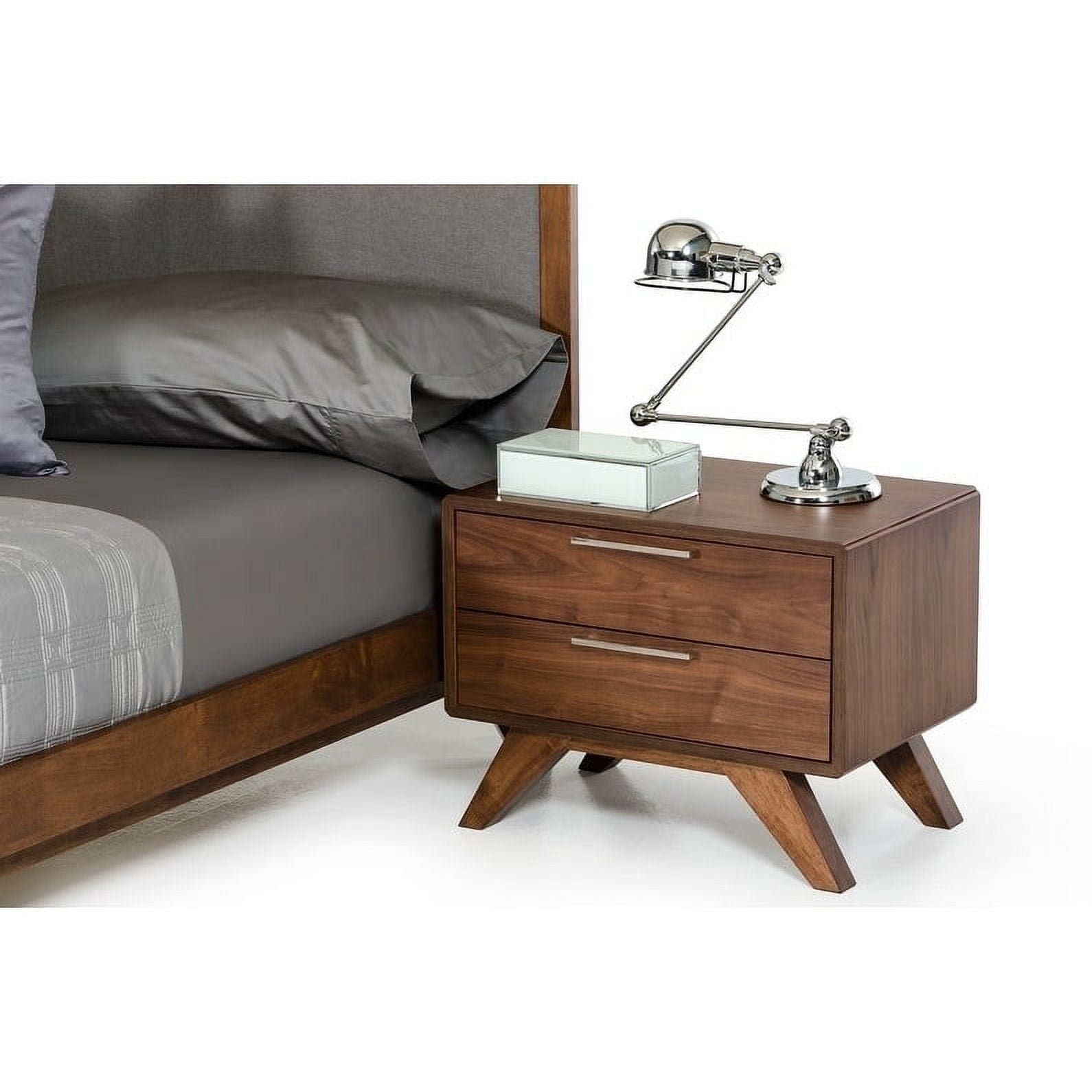Nova Domus Soria Walnut Mid-Century Nightstand