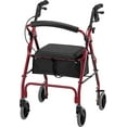 thumbnail image 1 of NOVA Medical Products GetGo Classic Rolling Walker, Red, 1 of 10