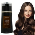 Nova Hair Dye Shampoo, Nova Hair Instant Dye Shampoo, Dark Brown Hair Dye Shampoo 3 in 1