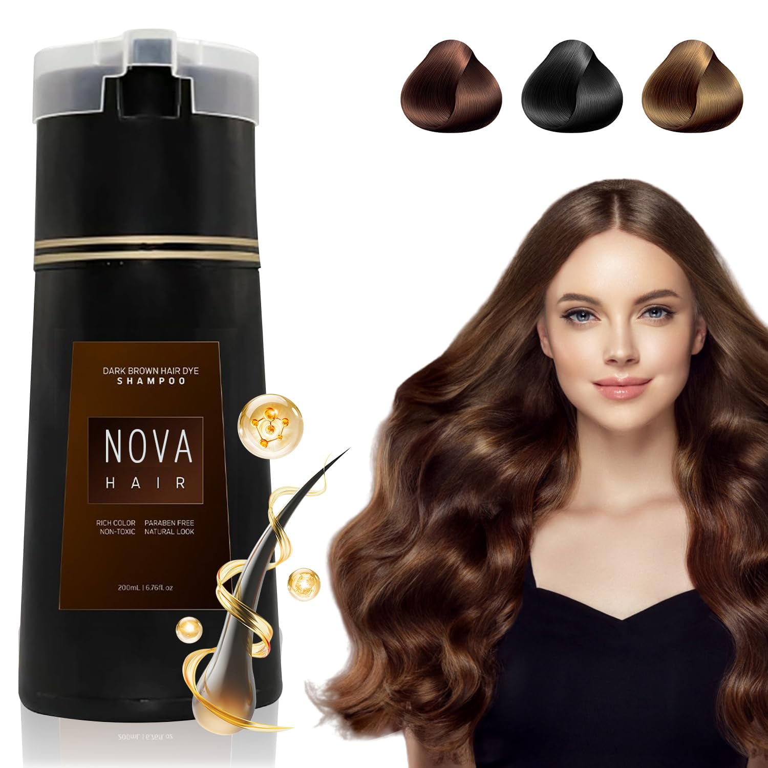 Nova Hair Dye Shampoo,Nova Hair Instant Dye Shampoo,Nova Hair Dye ...