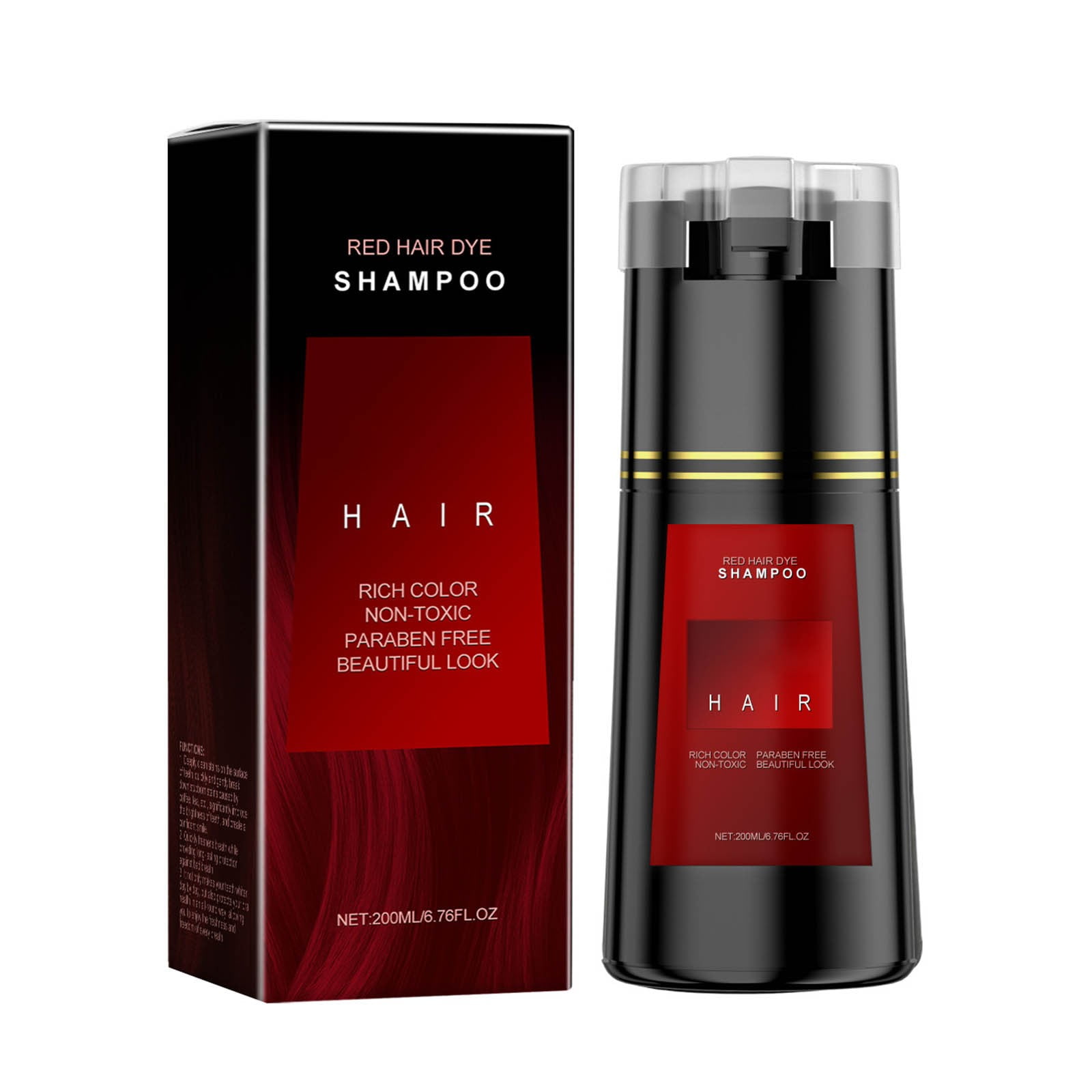 Nova Hair Dye Shampoo Rapidly Transforms Color, Nourishes, and Adds Gloss, Ideal for Both Men