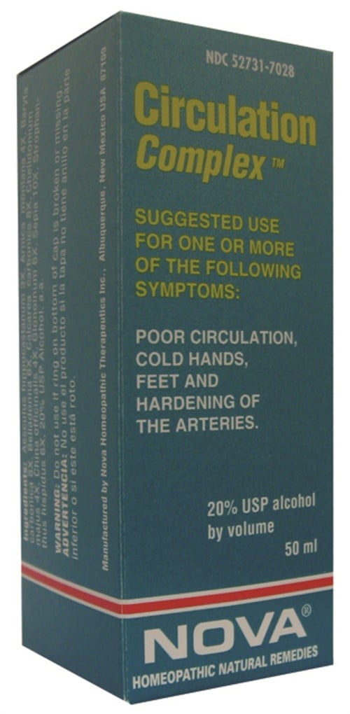 Nova Homeopathic Circulation Complex, 1.7 Oz