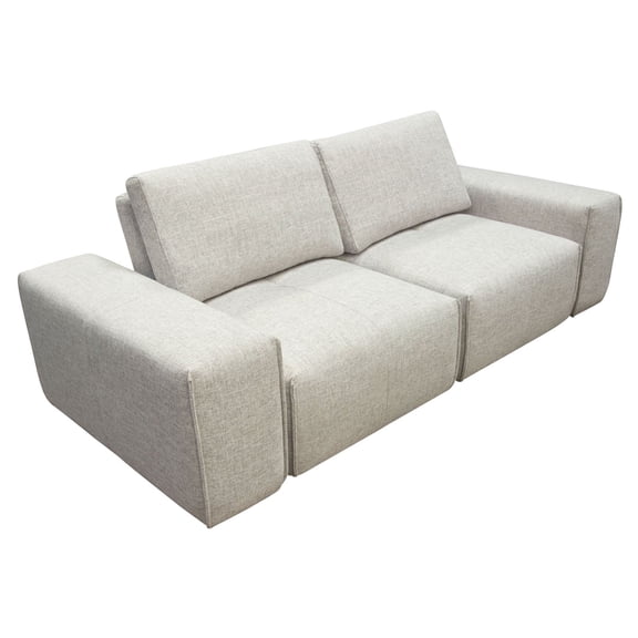 Jazz Modular 2-Seater with Adjustable Backrests in Light Brown Fabric by Diamond Sofa