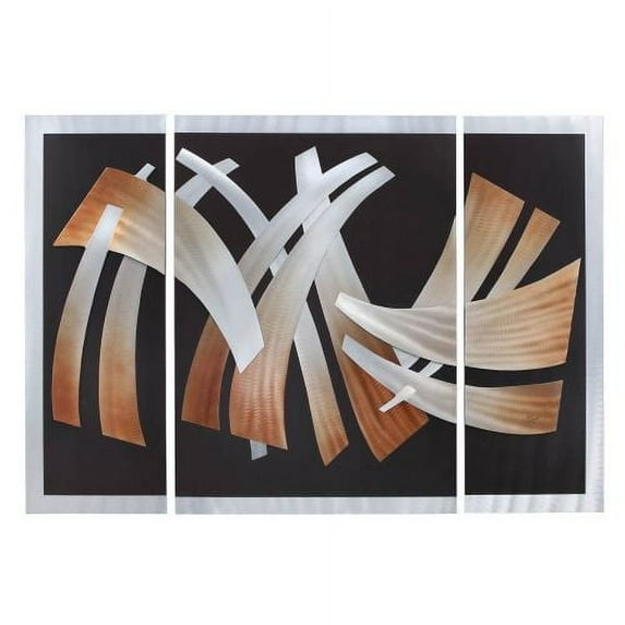 Nova Lighting 3710282 Intrusion 3 Piece Wall Art