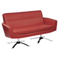 thumbnail image 1 of Nova Loveseat With Faux Leather by Ave 6-Color:Red, 1 of 5
