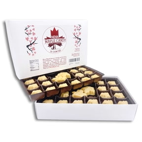 Nova Maple Candy - Pure Maple Sugar Leaf Candy (16 Ounces (1 Pound))