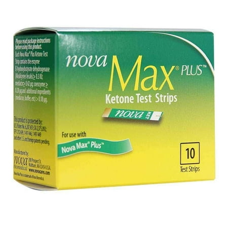 Nova Max Plus Blood Ketone Test Strips 4 Boxes of 10