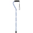 thumbnail image 1 of Nova Medical Products 1070ch 30-39 Aluminum Blue Porcelain Offset Cane, 1 of 3