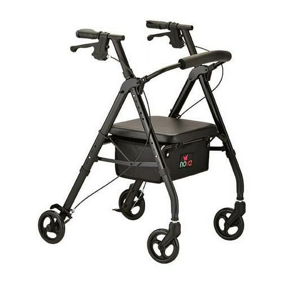 Nova Medical Star Alluminum Rollator, 6 Inch Wheel