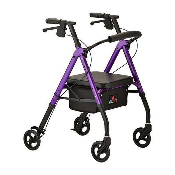 Nova Medical Star Alluminum Rollator, 6 Inch Wheel