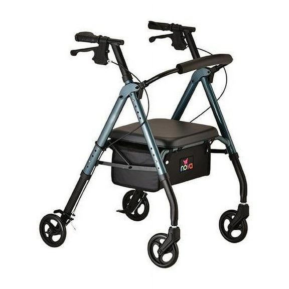 Nova Medical Star Alluminum Rollator, 6 Inch Wheel